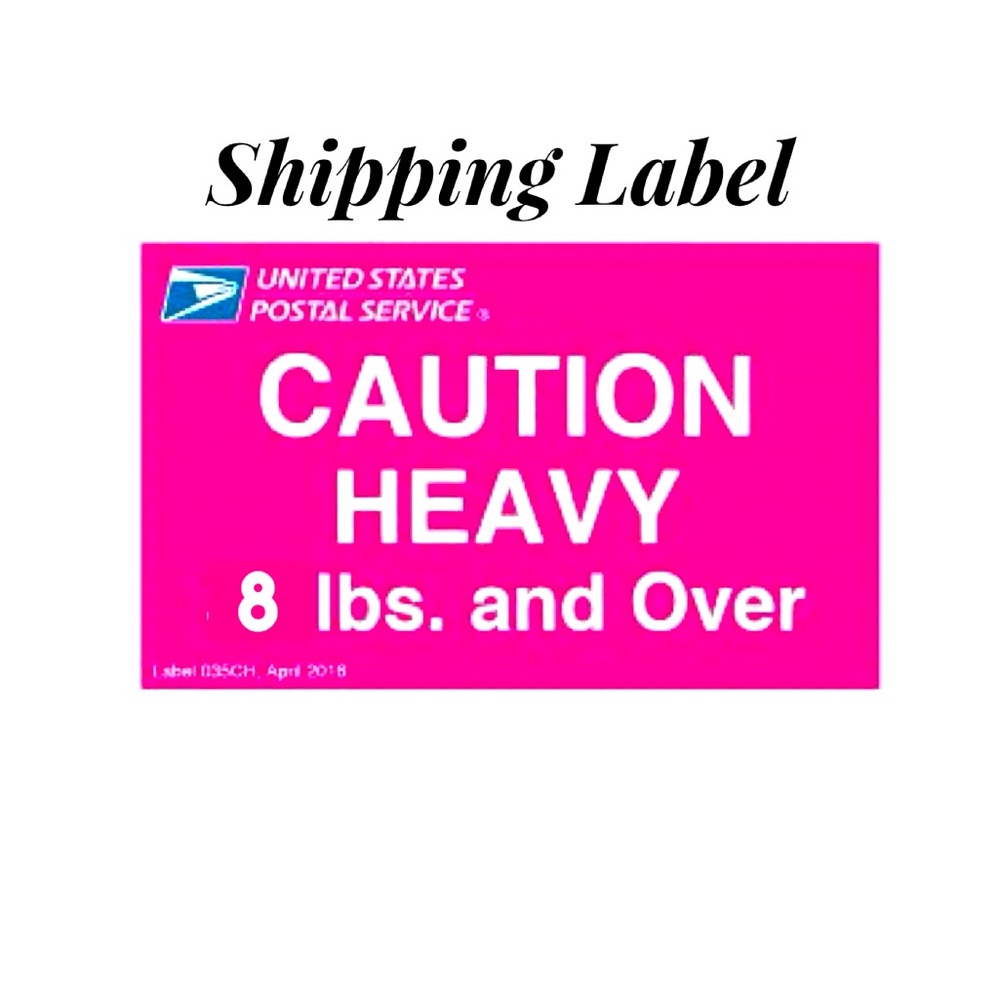 Oversized  / Over Weight Shipping Label